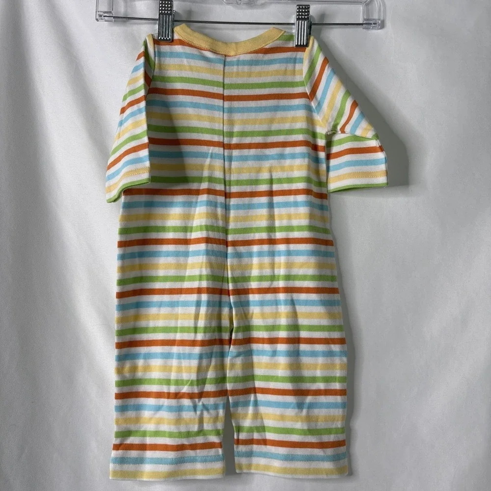 Gymboree‎ 2007 One Piece 3-6mos Crab Snap Striped Short Sleeve Pant Outfit NEW